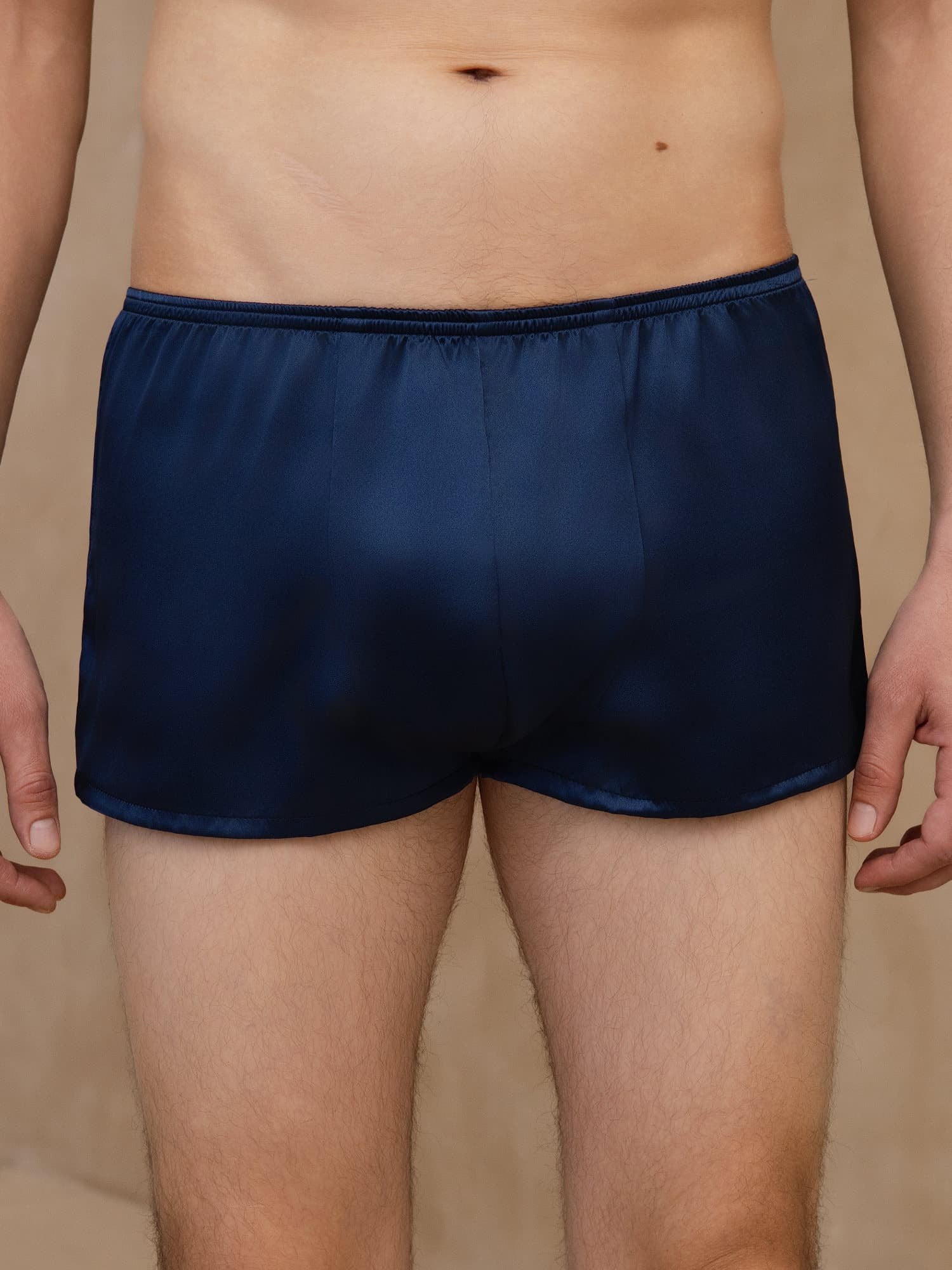 [Bleu Foncé] SilkSilky-FR Mens Underwear 003