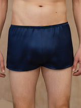 [Bleu Foncé] SilkSilky-FR Mens Underwear 003