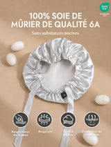 [Argent] SilkSilky-FR Bonnets de Nuit 002