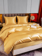 [Champagne] SilkSilky-FR Parure de Lit Soie 002