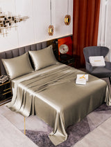 [Kaki] SilkSilky-FR Parure de Lit Soie 002