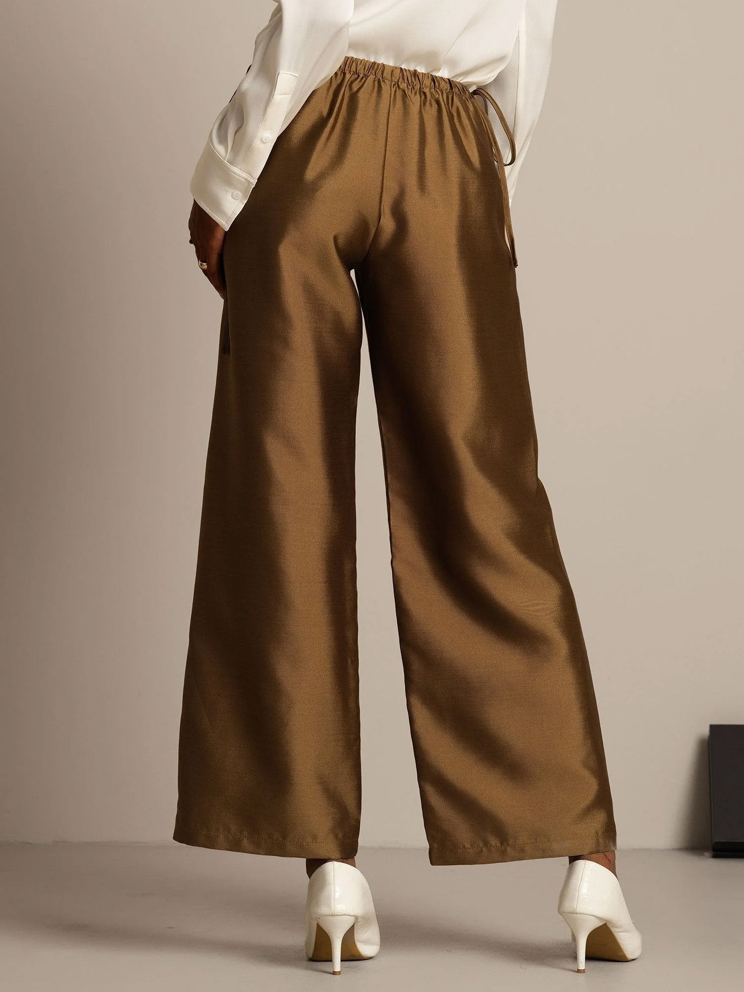 [Bronze] SilkSilky-FR 32Momme Soie Womens Pants 002,