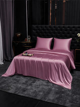 [Mauve Pâle] SilkSilky-FR Parure de Lit Soie 002