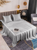 [Argent] SilkSilky-FR Parure de Lit Soie 001