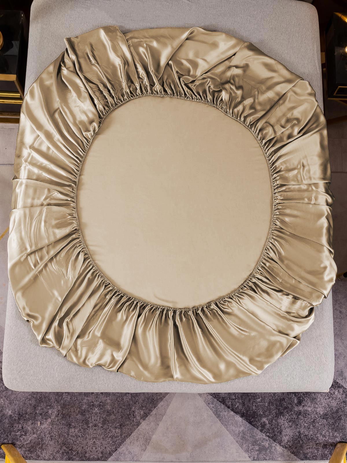 [Beige] SilkSilky-FR 19Momme Sheet 003