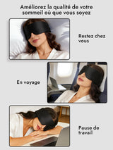 [Noir] SilkSilky-FR Masques pour les Yeux 006