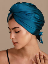 [Bleu Royal] SilkSilky-FR Turban Cheveux 001