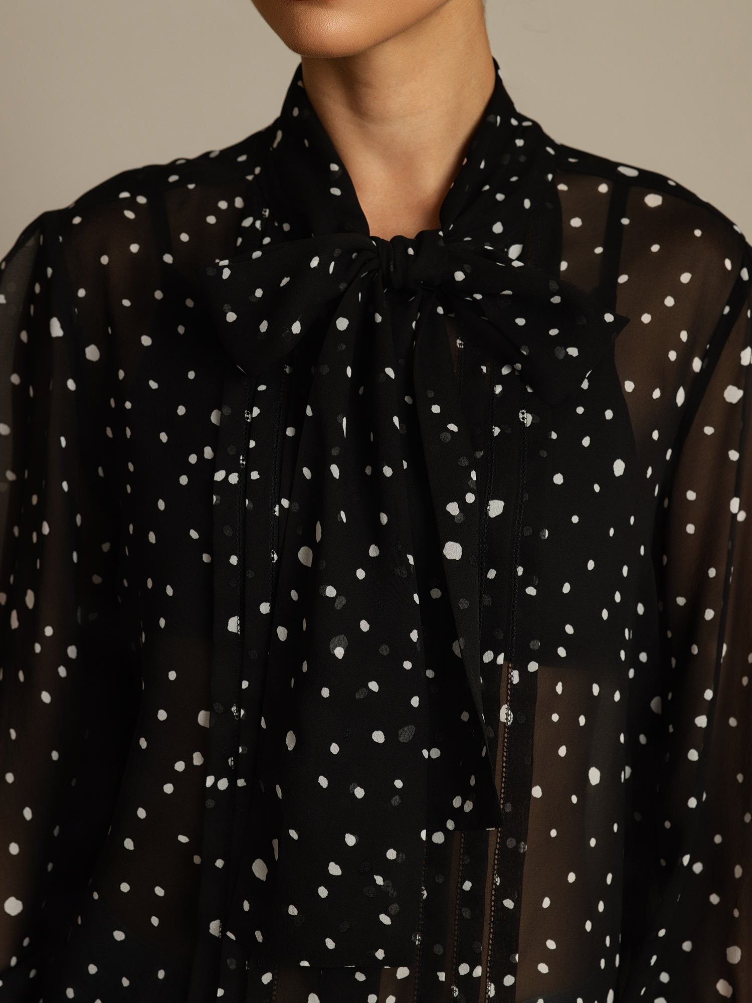 [Pois] SilkSilky-FR Soie Womens Shirt 004