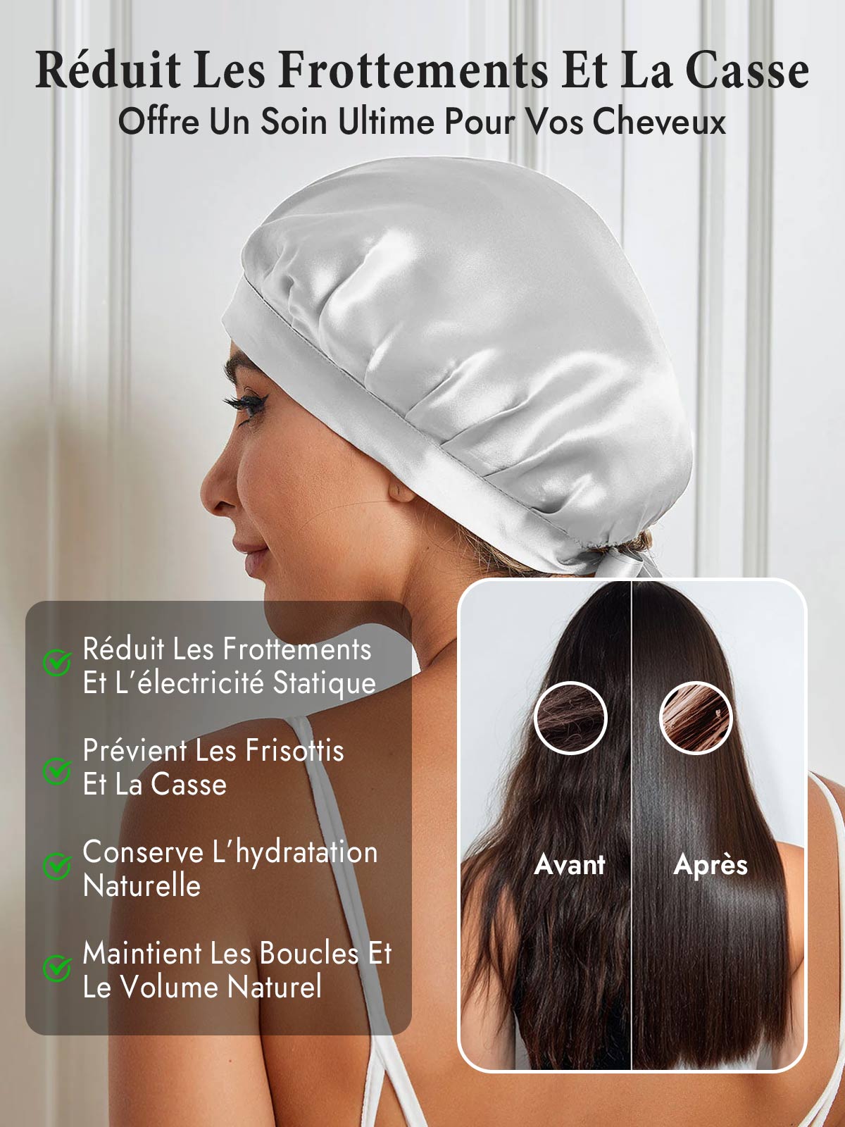 [Argent] SilkSilky-FR Bonnets de Nuit 004