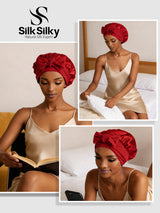 [Rouge Vineux] SilkSilky-FR Bonnets de Nuit 005