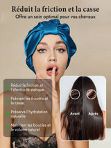 [Bleu Royal] SilkSilky-FR Bonnets de Nuit 003