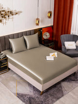 [Kaki] SilkSilky-FR Parure de Lit Soie 001
