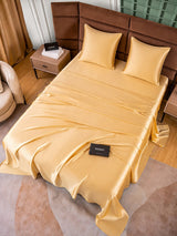 [Champagne] SilkSilky-FR Parure de Lit Soie 004