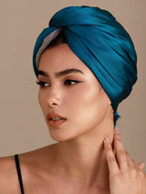[Bleu Royal] SilkSilky-FR Turban Cheveux 003