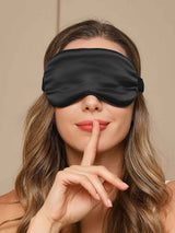 [Noir] SilkSilky-FR Masques pour les Yeux 001