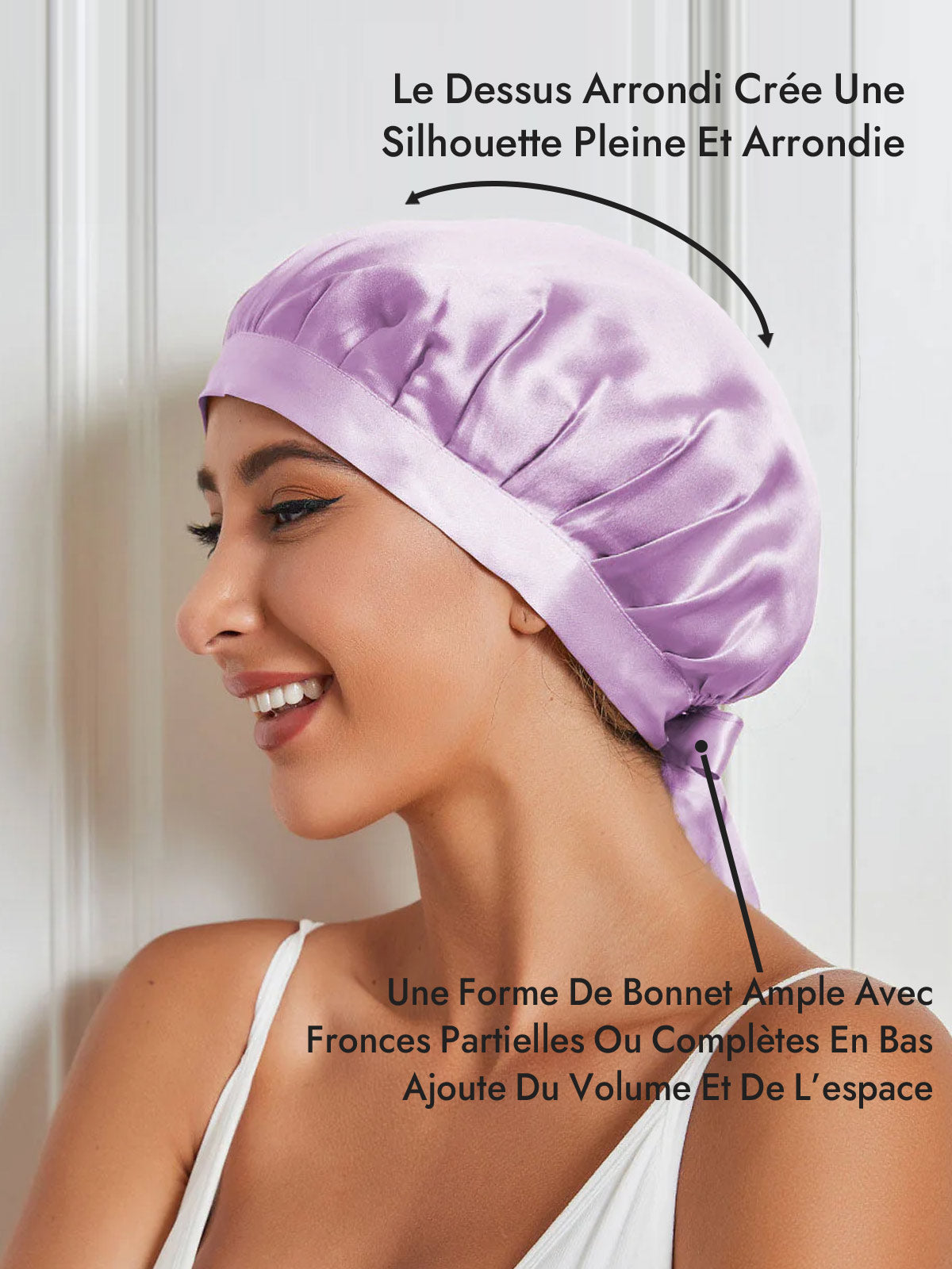 [Lavande] SilkSilky-FR Bonnets de Nuit 003