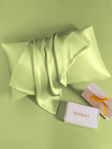 [Vert Menthe] SilkSilky-FR Taies d'Oreiller 005