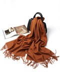 SilkSilky FR Laine Scarf Brun 005