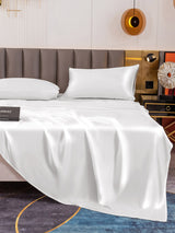 [Blanc] SilkSilky-FR 19Momme Parure de Lit Soie 006