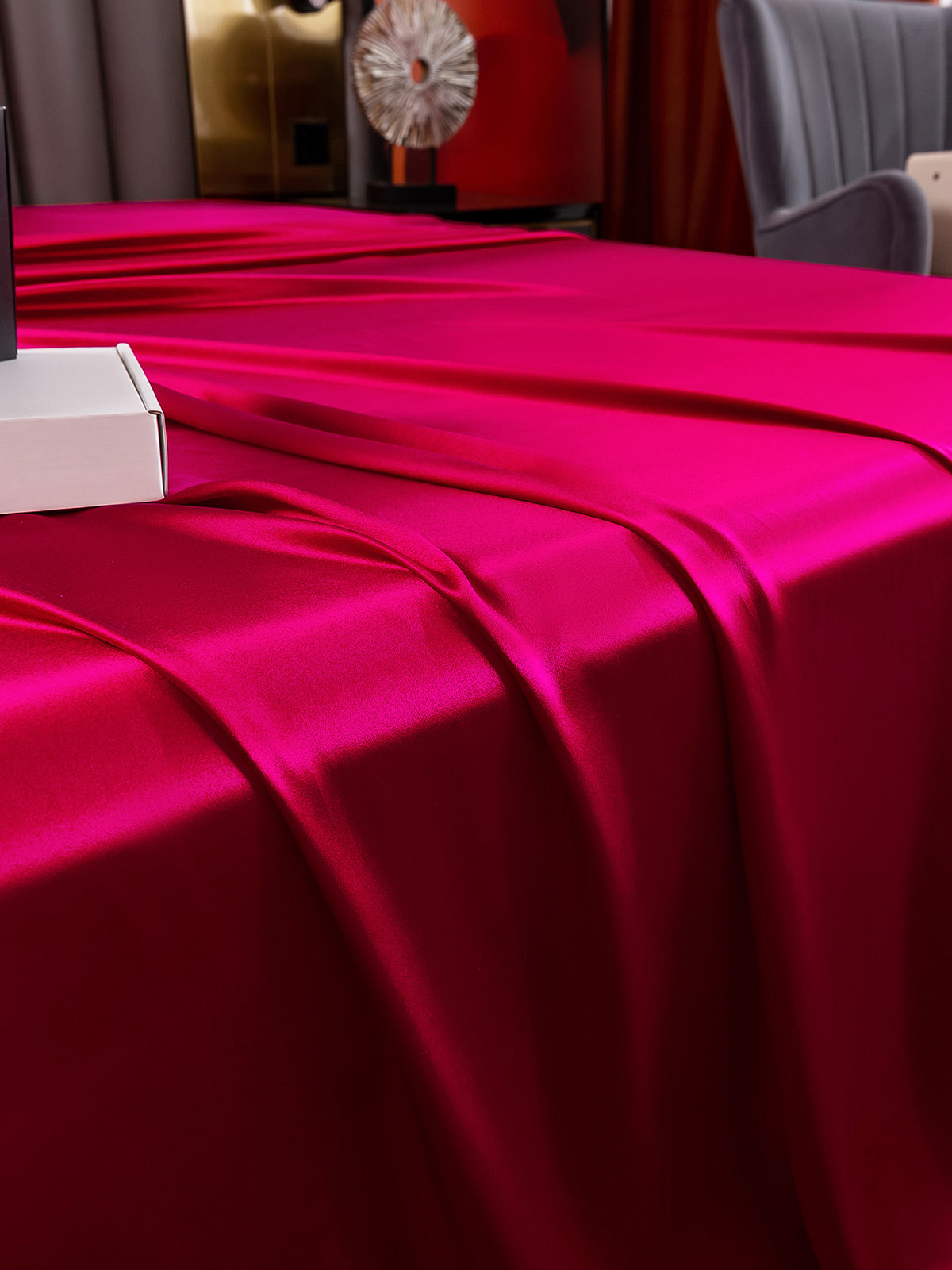 [Rouge Vineux] SilkSilky-FR 25Momme Pure Soie Sheet 004