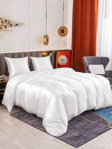 [Blanc] SilkSilky-FR Parure de Lit Soie 004