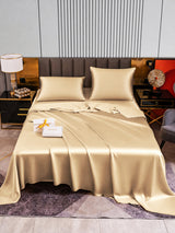 [Beige] SilkSilky-FR Parure de Lit Soie 005