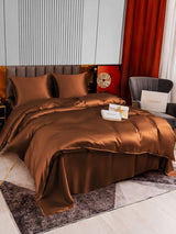[Café] SilkSilky-FR Parure de Lit Soie 004