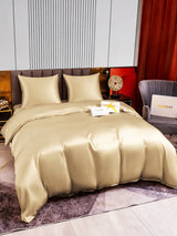 [Beige] SilkSilky-FR Parure de Lit Soie 005