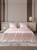 [Rose] SilkSilky-FR Parure de Lit Soie 001