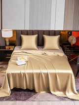 [Beige] SilkSilky-FR Parure de Lit Soie 001