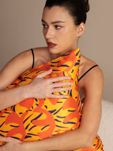 [Chien Orange] SilkSilky-FR Taies d'Oreiller 004