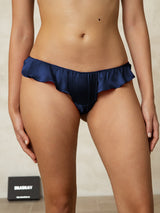 [Bleu Foncé] SilkSilky-FR Culottes 004