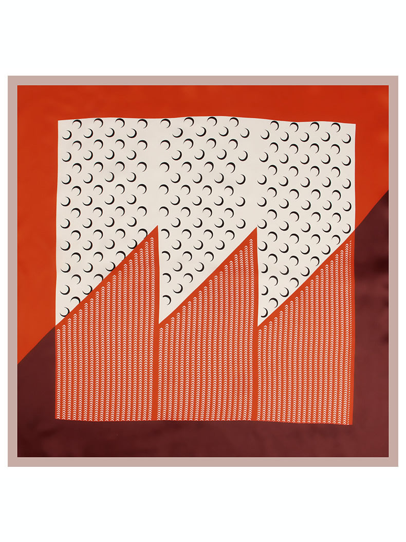 [P034] SilkSilky-FR Pure Soie Scarf 001,