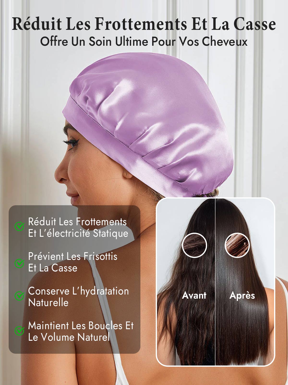 [Lavande] SilkSilky-FR Bonnets de Nuit 004