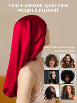 [Rouge Vineux] SilkSilky-FR Bonnets de Nuit 006