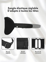 [Noir] SilkSilky-FR Masques pour les Yeux 004