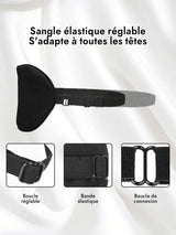 [Noir] SilkSilky-FR Masques pour les Yeux 004
