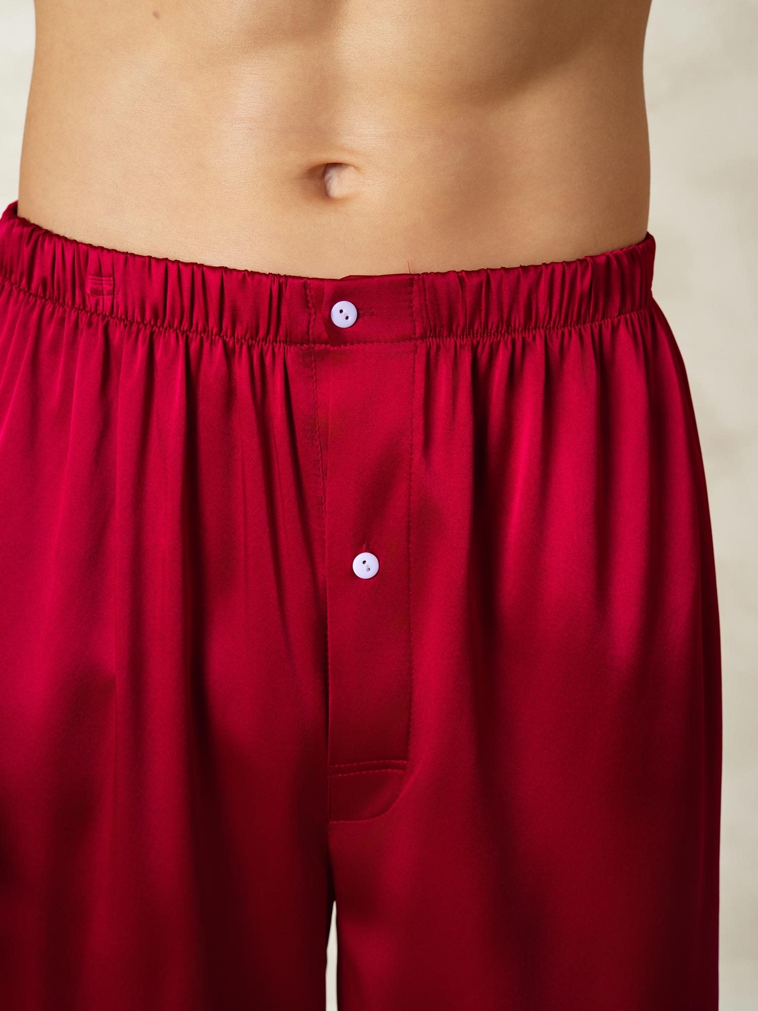[RougeVineux] SilkSilky-FR Soie Mens Sleep Bottoms 006