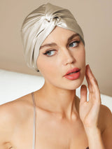 [Beige] SilkSilky-FR Bonnets de Nuit 001