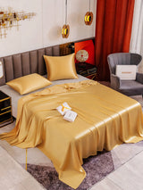[Champagne] SilkSilky-FR Parure de Lit Soie 001