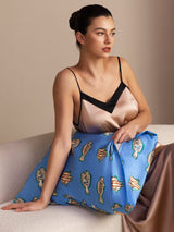 [Poisson Bleu] SilkSilky-FR Taies d'Oreiller 004