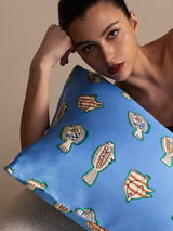 [Poisson Bleu] SilkSilky-FR Taies d'Oreiller 005