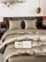 [Kaki] SilkSilky-FR Parure de Lit Soie 005