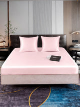 [Rose] SilkSilky-FR Parure de Lit Soie 001
