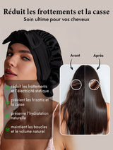 [Noir] SilkSilky-FR Bonnets de Nuit 003