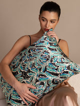 [Botanique Sarcelle] SilkSilky-FR Taies d'Oreiller 005