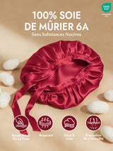[Rouge Vineux] SilkSilky-FR Bonnets de Nuit 002