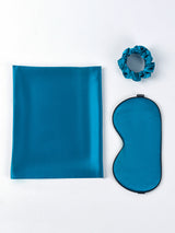 [Bleu Royal] SilkSilky-FR 19Momme Pure Soie Pillowcase Set 003
