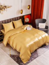 [Champagne] SilkSilky-FR Parure de Lit Soie 003