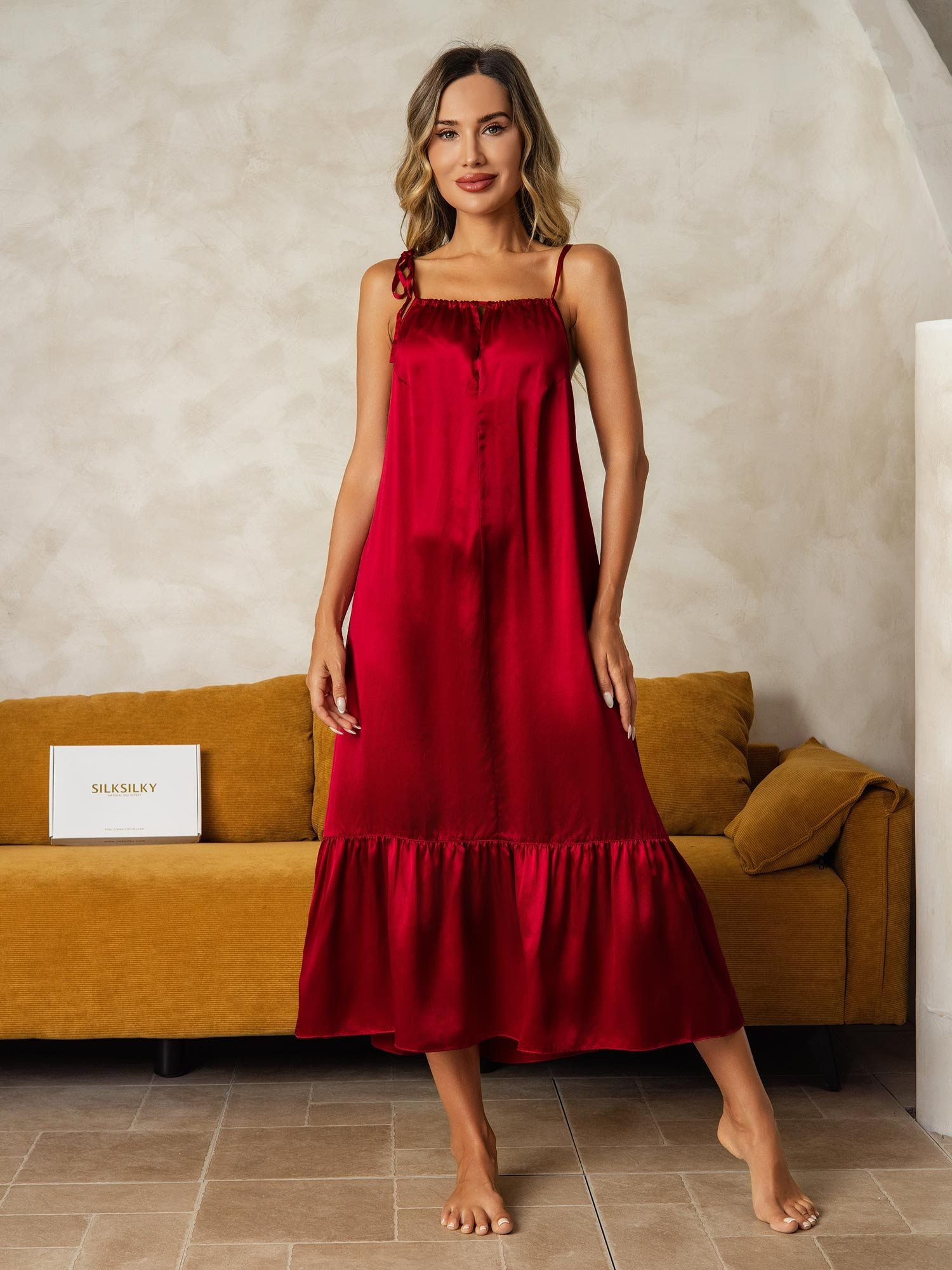 [RougeVineux] SilkSilky-FR Soie Nightgown 001